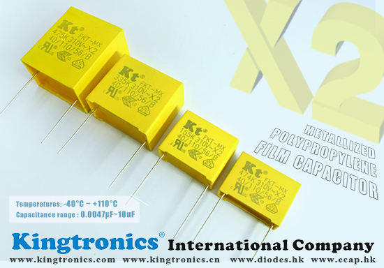 Kingtronics FKT-MX X2 Class box film capacitors