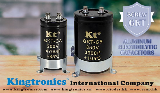 Kingtronics Screw type Aluminum Electrolytic Capacitors-GKT-CA& CB