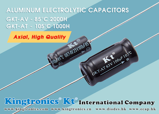 Kingtonics The Best Support of Axial Aluminum Electrolytic Capacitors