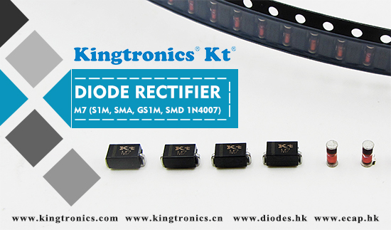 Kingtronics Excellent Lead Time and Offers Support for Diode Rectifier M7 DO-214AC